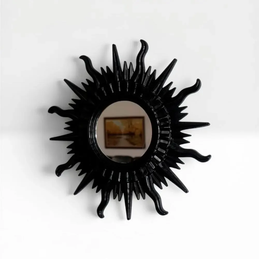 Made to Order Handmade Sunburst Resin Mirror | Choose Your Own Color Story MCM